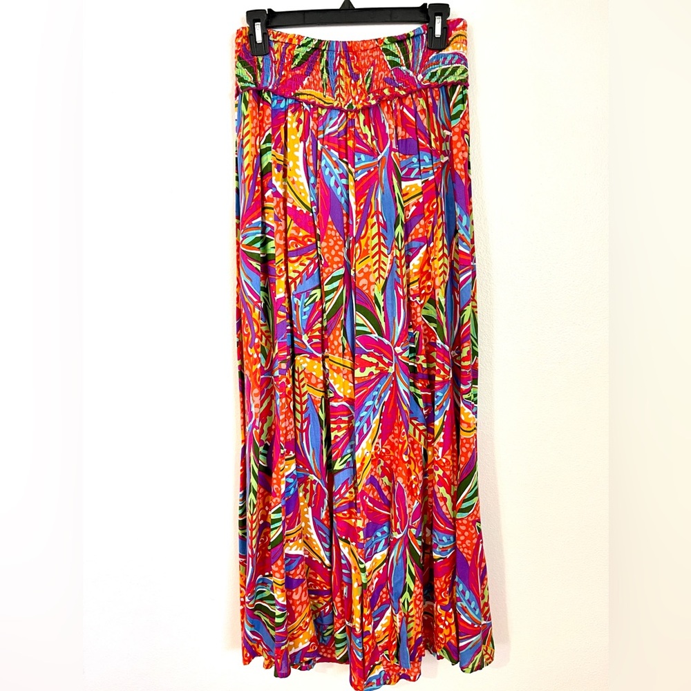 Vibrant Multicolor wide Leg Pants